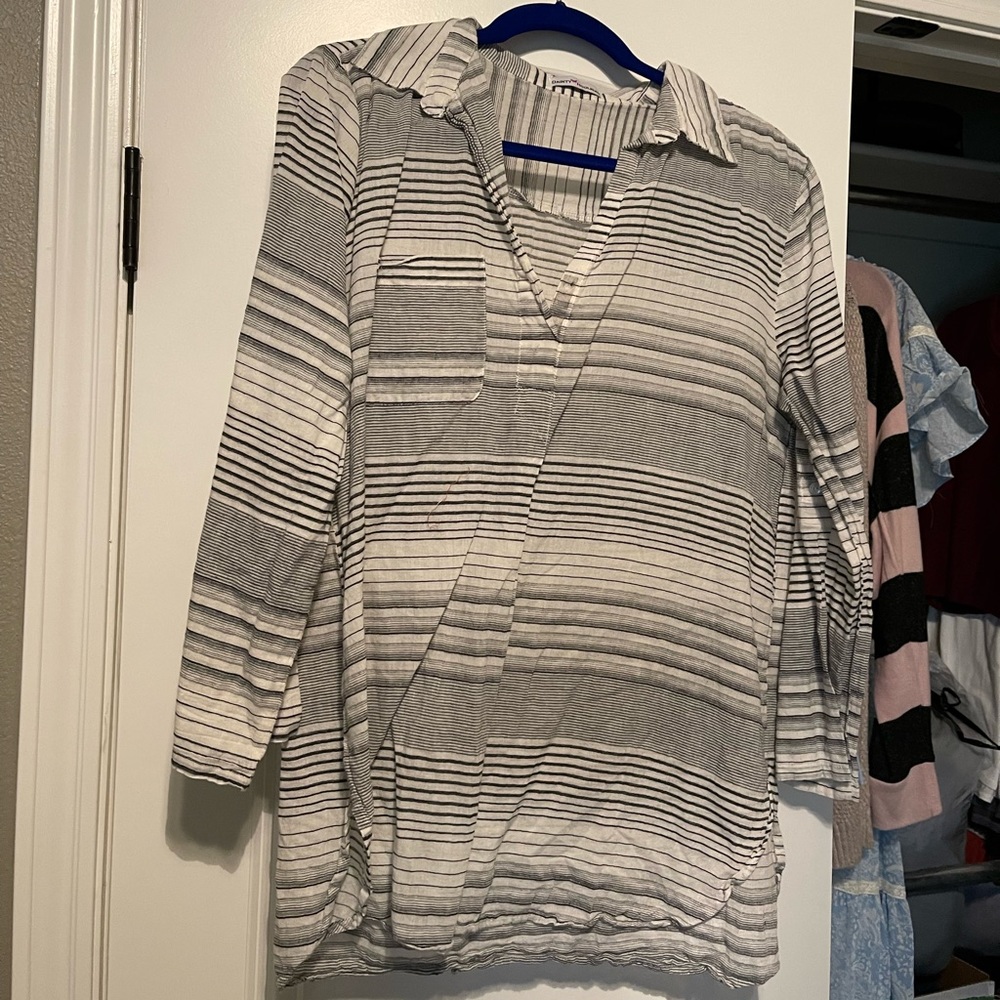 Tunic pocket front shirt